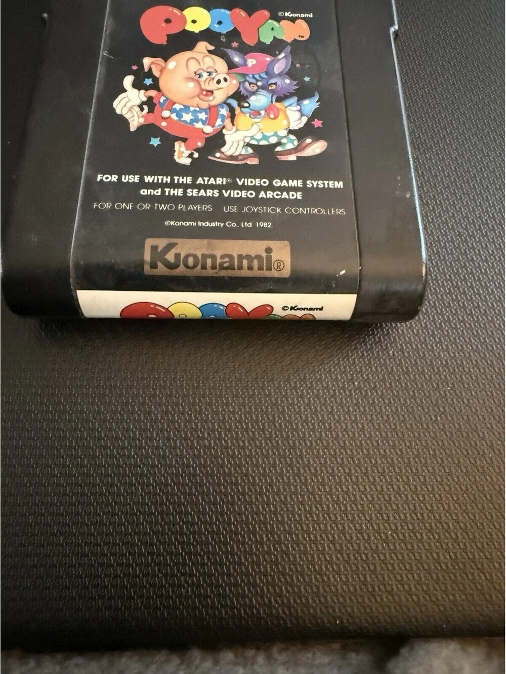 Konami Pooyan Game Cartridge for Atari 2600 Video Game System, 1982 Release